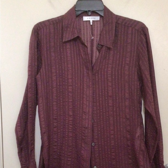 Frame Cabernet long sleeve silk blouse - Picture 5 of 10